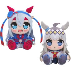 Uma Musume: Pretty Derby Kuripan Plushie Oguri Cap/Tamamo Cross