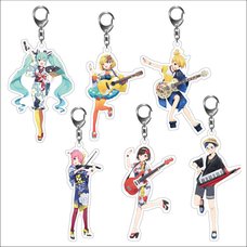 Hatsune Miku Summer Festival Acrylic Keychain Collection
