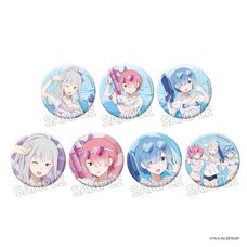 Re:Zero -Starting Life in Another World- Tradable Tin Badges Playing In The Water Ver. Complete Box Set