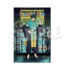 Blue Lock B2 Tapestry  Rin Itoshi: Neon China Ver.