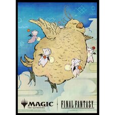 Magic: The Gathering Final Fantasy Players Card Sleeve MFS-55 Woodblock Print Borderless Edition Summon: Fat Chocobo