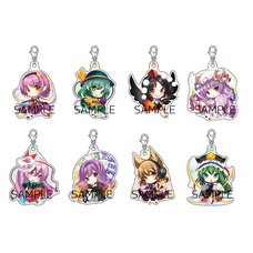 Touhou Project Touhou Naminoamamiya Metal Charm Collection Spell Card Ver. 03 Box Set