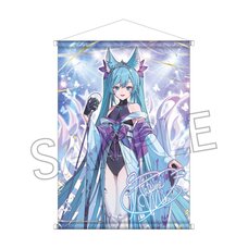 Hatsune Miku Ayakashi Stage Tapestry Kyubi