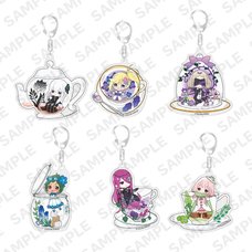 Re:Zero -Starting Life in Another World- Acrylic Keychain: Teatime with a Witch Ver. Complete Box Set