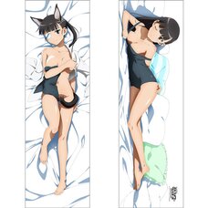 Strike Witches: Road to Berlin 501st Joint Fighter Wing 2-Way Tricot Dakimakura Pillow Cover Mio Sakamoto