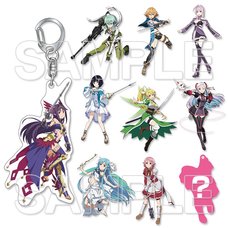 Sword Art Online Game Series Heroines Acrylic Keychain Collection Vol. 2 Box Set