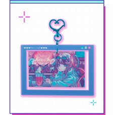 Needy Streamer Overload Chill Retro Clear Acrylic Key Chain