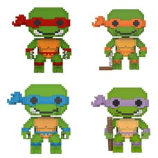 8-Bit Pop!: Teenage Mutant Ninja Turtles - Complete Set