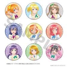 Love Live! Trading Pin Badges Summer Uniform Ver. (Set of 9)
