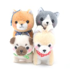 Mameshiba San Kyodai Nihonbare Dog Plush Collection (Ball Chain)