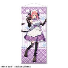 The Quintessential Quintuplets ∽ Near Life-Size Tapestry Nino Nakano: Cat Ear Maid Ver.