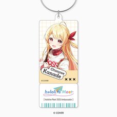 hololive Meet 2025 Acrylic Ticket Keychain - Otonose Kanade