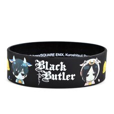 Black Butler Sebastian & Ciel Cow PVC Wristband