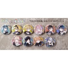Jewelry Box of Sekai Jewel Badge Collection C (Box with 10 types) Virtual Singers and Vivid BAD SQUAD