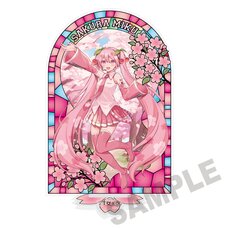 Sakura Miku x Hirosaki Sakura Festival 2026 Stained Glass-Style Finish Acrylic Stand Art by Choke