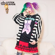 LISTEN FLAVOR Melty Playing Cards Pleated Skirt