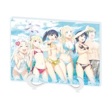 Haganai: I Don't Have Many Friends Acrylic Art Board 01 Group Design (Official Illustration)