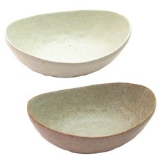 Elegant Mino Ware Curry Plates