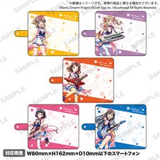 BanG Dream! Girls Band Party! 2022 Ver. Poppin'Party Notebook-Style Smartphone Case L Vol. 2