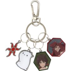 The Boy and the Beast 4-Charm Keychain