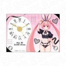 Aria the Scarlet Ammo Mini Acrylic Clock Aria H. Kanzaki: Bondage Bunny Ver.