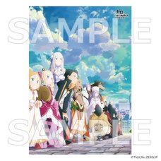 Re:Zero -Starting Life in Another World- Half A3-Sized Clear Poster Theatrical Malice Ver.