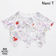 ACDC RAG Cake Wavy Crop Top