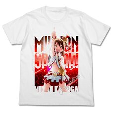 The Idolm@ster Million Live! Million Spark! Mirai Kasuga Full-Color White T-Shirt