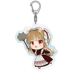 Spice and Wolf: Merchant Meets the Wise Wolf Acrylic Keychain Holo: Maid Ver.