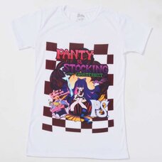 Panty & Stocking Checkered Juniors’ T-Shirt