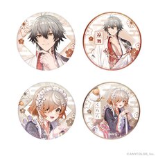 Nijisanji EN Denauth 1st Anniversary Hologram Pin Badge