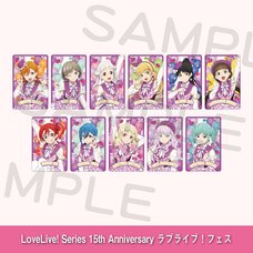 Love Live! Series 15th Anniversary Love Live! Fest Random Foil-stamped Clear Card Liella! (1 Pack)