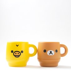 Rilakkuma & Kiiroitori Double-Walled Mugs