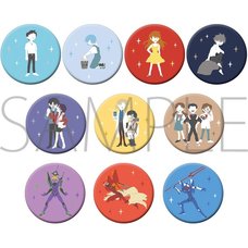 Neon Genesis Evangelion Yuru Pallet Trading Can Badge Box Set