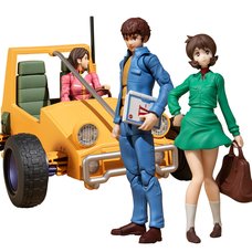 Gundam Military Generation Mobile Suit Gundam Earth Federation 07 Amuro & Fraw with 08V-SP General Soldier & Buggy Box Set