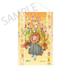 Hatsune Miku x Lucky Cat x Midsummer Kumagaya Tapestry Kagamine Len Art by Icomochi