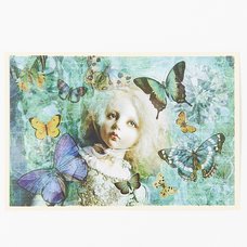 Mari Shimizu Doll Picture Postcards　“Aqua Blue”