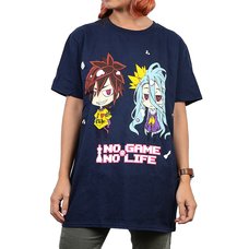 No Game No Life Chibi Sora & Shiro Men's Screen Print T-Shirt
