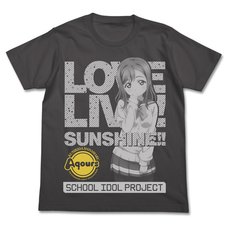Love Live! Sunshine!! Hanamaru Kunikida Charcoal T-Shirt