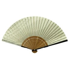 Flower Pattern Folding Fan