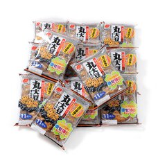 Marudaizu Rice Crackers w/Black Soy Beans Bulk Set