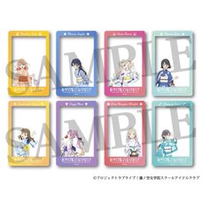 Love Live! Hasu no Sora Jogakuin School Idol Club (Hokkoku Fireworks 2025) Tradable Social Media Style Clear Card (Set of 3)