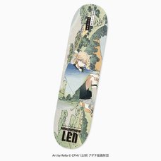 Hatsune Miku × Katsushika Hokusai Graphic Skateboard - Len Kagamine