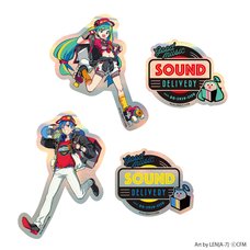 Hatsune Miku Sound Delivery Aurora Sticker Set