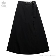 LISTEN FLAVOR Wrap Skirt w/ Shorts