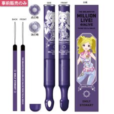 The Idolm@ster Million Live! 4th Live: Th@nk You for Smile!! Official Tube Light Stick - Emily Stewart Ver.