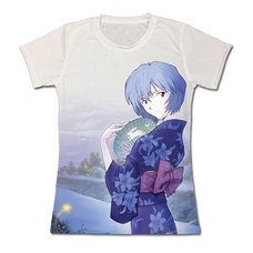 Evangelion Kimono Rei Ayanami Sublimation Juniors' T-Shirt