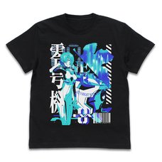 Evangelion Unit-00 Acid Graphics Black T-Shirt