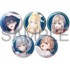 Cheerful Summer Festa! Newly Designed Tradable Tin Badges (1 Piece)