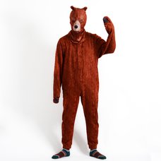 Startling Kigurumi Body Suit and Hood (Brown Bear)